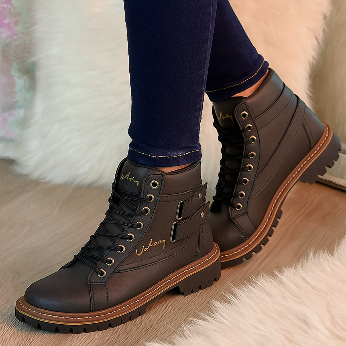 BOTA VLZ CUERO GENUINO – ESTILO Y ELEGANCIA PARA MUJERES